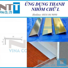 Nẹp nhôm kết thúc sàn NTT-L30x10